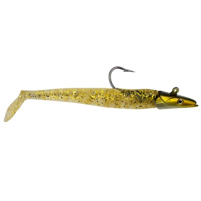 Team Deep Sea Sandeel Shad Gummifisch Goldy - 12,5cm - 22g