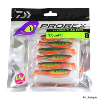 Daiwa Prorex Classic Shad 75DF ZB FT, 7,5cm - firetiger - 6Stück