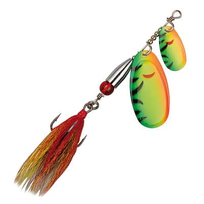 Pezon & Michel Buck Pike Tandem Spinner N°2/6 Fire Tiger Fire Tiger - 27g - Gr.2/6 - 1,2mm - 1Stück