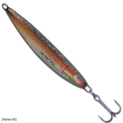 Blitz Pilker Stint 05 80g schwarz/orange/gold/silber - 80g - 1Stück