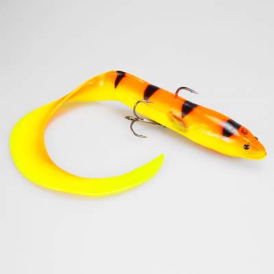 Savage Gear Real Eel (Loose Body), 2 Stück 20cm, 27g + 5g Jigkopf + Stinger, Golden Ambulance, - 20cm - Golden Ambulance - 27 + 5g - 2+1Stück