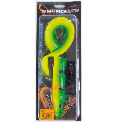 Savage Gear Real Eel (Loose Body), 1 Stück 40cm, 147g + 7g Jigkopf + Stinger, Firetiger, - 40cm - Firetiger - 147 + 7g - 1+1Stück