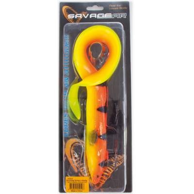 Savage Gear Real Eel (Loose Body), 1 Stück 40cm, 147g + 7g Jigkopf + Stinger, Golden Ambulance 40cm - Golden Ambulance - 147 + 7g - 1+1Stück
