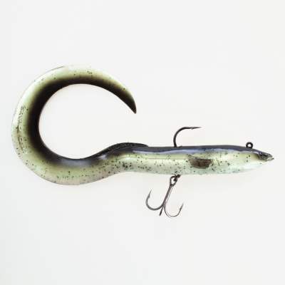 Savage Gear Real Eel (Ready to fish), 1 Stück 30cm, 80g, Black Green Pearl 30cm - Black Green Pearl - 80g - 1Stück