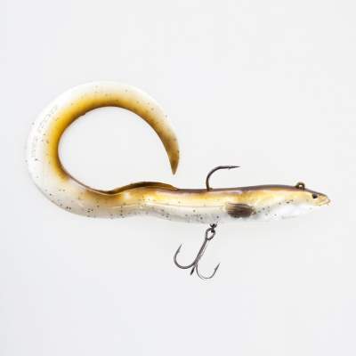 Savage Gear Real Eel (Ready to fish), 1 Stück 30cm, 80g, Olive Pearl, - 30cm - Olive Pearl - 80g - 1Stück