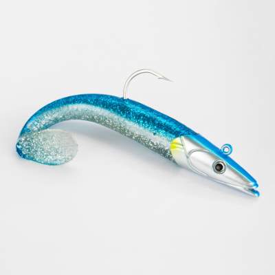 Savage Gear Saltwater Sandeel, 17cm, 65g, 2 bodies & 1 Head, Blue Silver, 17cm - Blue Silver - 65g - 2+1Stück