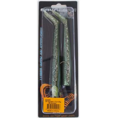 Savage Gear Saltwater Sandeel, 17cm, 65g, 2 bodies & 1 Head, Sandeel 17cm - Sandeel - 65g - 2+1Stück