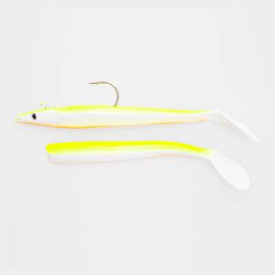 Savage Gear Saltwater Sandeel, 17cm, 65g, 2 bodies & 1 Head, Lemon Back 17cm - Lemon Back - 65g - 2+1Stück