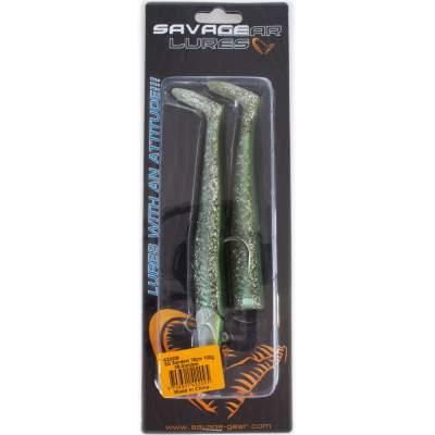 Savage Gear Saltwater Sandeel, 18cm, 100g, 2 bodies & 1 Head, Sandeel, 18cm - Sandeel - 100g - 2+1Stück