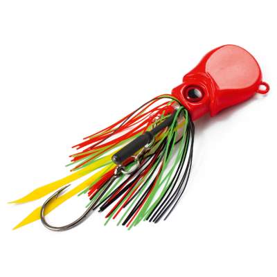 Team Deep Sea Seewolf Spezial Rassel Jig 200 FC, - Firecracker - 200g - 1Stück