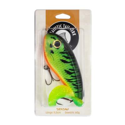 Senshu Realistic Tail Jerk Jerkbait 11.5cm - Firetiger - 60g - 1 Stück