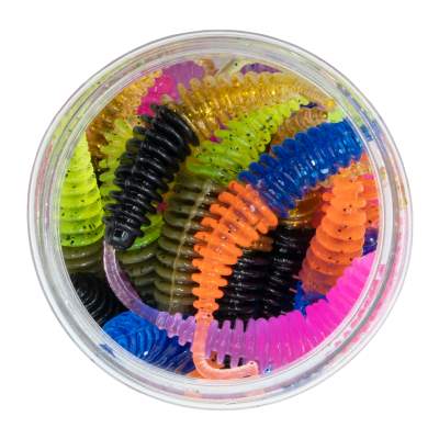 Troutlook Atomica Worms Forellen-Gummi 5,5cm - 0,8g - Mixed Pack - 20Stück