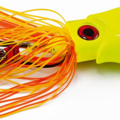 Team Deep Sea Brainpower Squid Jig 250 HL, - Hot Leo - 250g - 1Stück