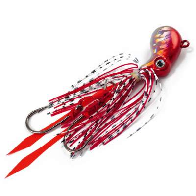 Team Deep Sea Calamaro Squid Jig 80 C/R, - chrom/red - 80g - 1Stück