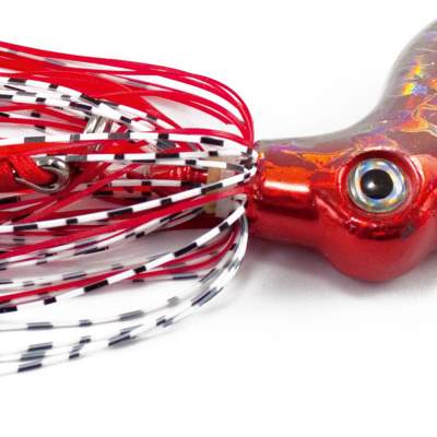 Team Deep Sea Calamaro Squid Jig 175 C/R, - chrom/red - 175g - 1Stück