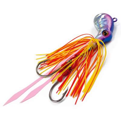 Team Deep Sea Calamaro Squid Jig 80 C/RA, - chrom/rainbow - 80g - 1Stück