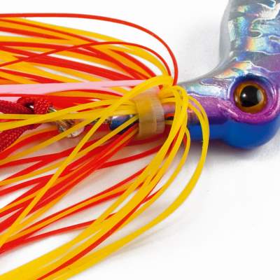 Team Deep Sea Calamaro Squid Jig 80 C/RA, - chrom/rainbow - 80g - 1Stück