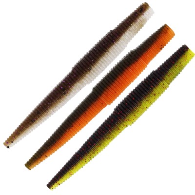 Westin Ned Worm Gummi-Wurm 9cm - 5g - Dark Water Mix