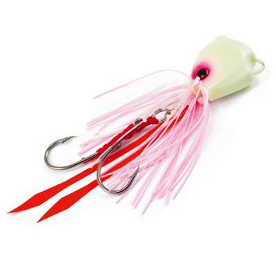 Team Deep Sea Fathead II Squid Jig 100 FB, - Fluo Baby - 100g - 1Stück