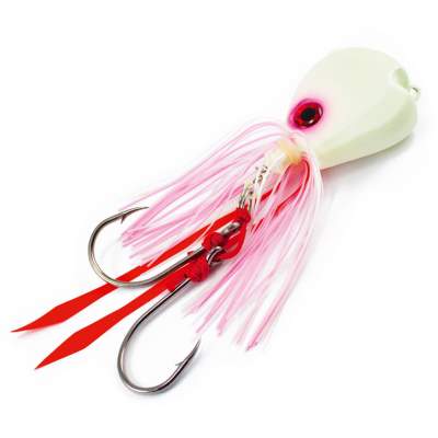 Team Deep Sea Fathead II Squid Jig 200 FB, - Fluo Baby - 200g - 1Stück