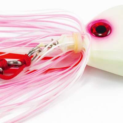 Team Deep Sea Fathead II Squid Jig 200 FB, - Fluo Baby - 200g - 1Stück