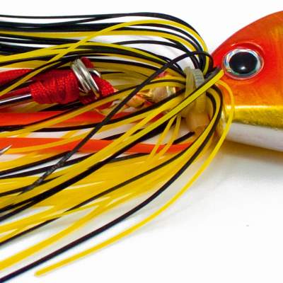 Team Deep Sea Fathead II Squid Jig 100 HF, - Holo Fire - 100g - 1Stück