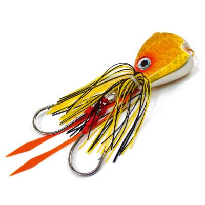 Team Deep Sea Fathead II Squid Jig 200 HF Holo Fire - 200g - 1Stück