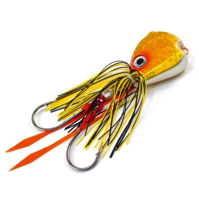 Team Deep Sea Fathead II Squid Jig 200 HF, - Holo Fire - 200g - 1Stück