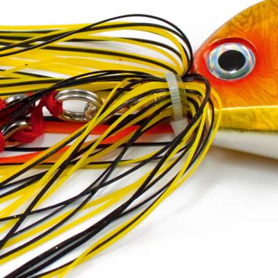 Team Deep Sea Fathead II Squid Jig 200 HF Holo Fire - 200g - 1Stück