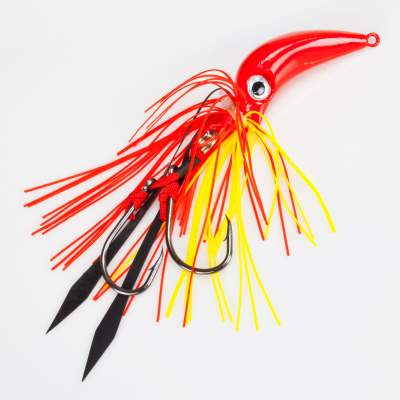 Team Deep Sea Octopy Squid Jig 80g Japanrot Japanrott - 80g - 1Stück