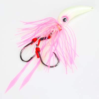 Team Deep Sea Octopy Squid Jig 80g Fluo Pink, Fluo Pink - 80g 1Stück