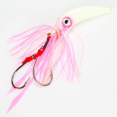 Team Deep Sea Octopy Squid Jig 150g Fluo Pink, - Fluo Pink - 150g 1Stück