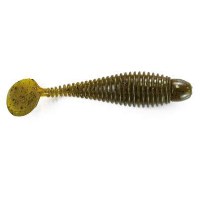 Lunker City Grubster 2,75 GP Green Pumpkin - 7,2cm - 10 Stück