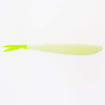 Lunker City Fin-S Fish 4,0 Glow Chartreuse Tail, - 10cm - Glow Chartreuse Tail - 8Stück