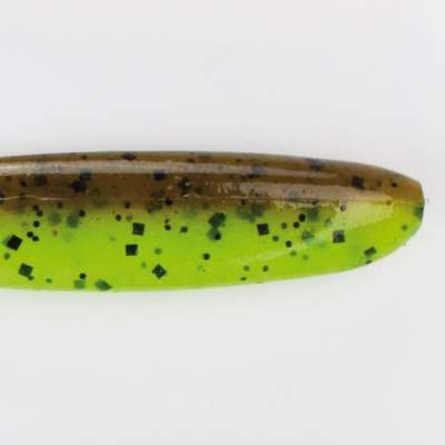 Keitech Shad Impact 3,0 Green Pumpkin/ Chartreuse, Green Pumpkin /Chartreuse - 7,5cm - 10 Stück