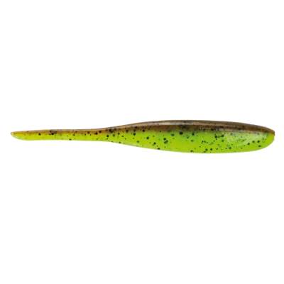 Keitech Shad Impact 4,0 GPCH, Green Pumpkin/ Chartreuse - 11,0cm - 8 Stück