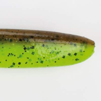 Keitech Shad Impact 4,0 GPCH Green Pumpkin/ Chartreuse - 11,0cm - 8 Stück