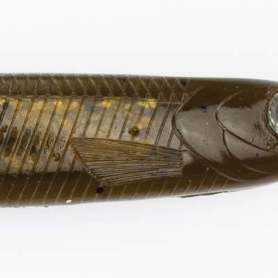 Nories Spoon Tail Shad 6,0 ST08 Green Pumpkin Shrimp - 15,2cm - 5 Stück