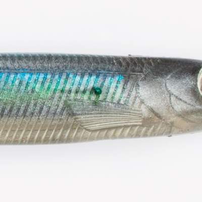 Nories Spoon Tail Shad 4,5 ST02, - Silver Blue Shad - 11,4cm - 6 Stück