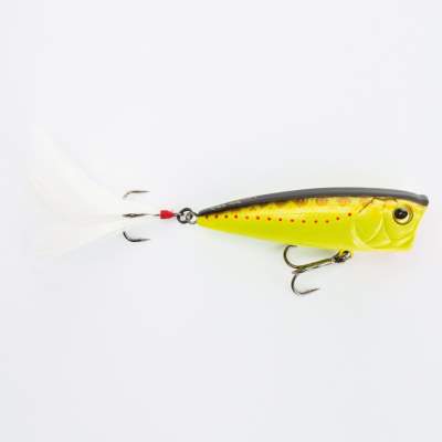 Ecogear PP 65F Popper 542, - 8,0g - Chartreuse Frog (542) - 6,5cm - 1 Stück