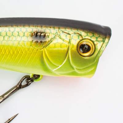 Ecogear PP 65F Popper 543, - 8,0g - Green Shiner (543) - 6,5cm - 1 Stück