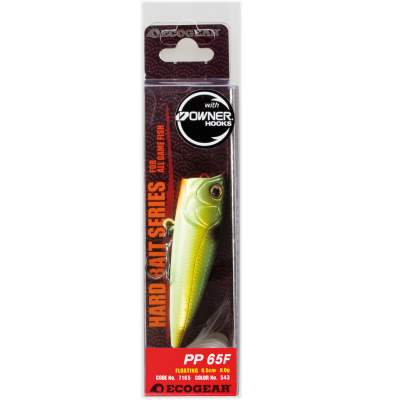 Ecogear PP 65F Popper 543, - 8,0g - Green Shiner (543) - 6,5cm - 1 Stück