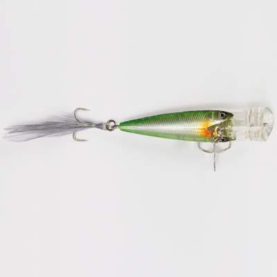 Nories Treju 65 Popper SGM, - 6,2g - Sparkle Green Minnow - 6,5cm - 1 Stück