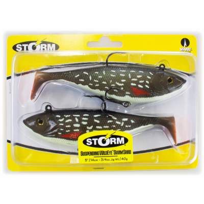 Storm Suspending Wildeye Swim Shad 14cm PK Doppelpack 14cm - PK - 40g - 2 Stück