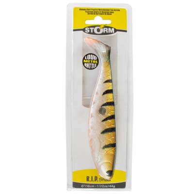 Storm R.I.P. Shad Gummifisch 15cm Perch, 15cm - Perch