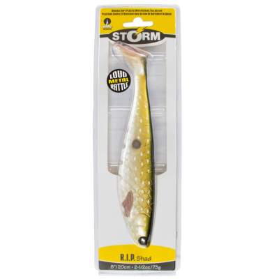 Storm R.I.P. Shad Gummifisch 20cm Nature Pike, - 20cm - Nature Pike