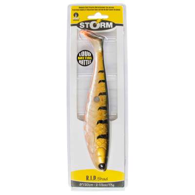 Storm R.I.P. Shad Gummifisch 20cm Perch, - 20cm - Perch