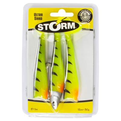 Storm Ultra Shad Gummifisch 12cm 30g Chartreuse, - 12cm - Chartreuse Demon