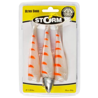 Storm Ultra Shad Gummifisch 15cm 50g Pearl Demon, - 15cm - Pearl Demon