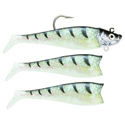 Storm Wildeye Giant Jigging Shad Gummifisch 18cm 264g GHF Ghost Frost, - 18cm - Ghost Frost - 264g - 2+1Stück